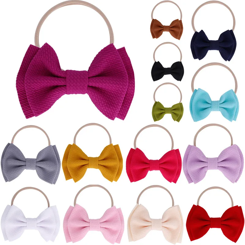 1 PC Infant Baby Girl Cute Bow Headband Newborn Headwear Headdress Hair Band 14 Colors | Аксессуары для одежды
