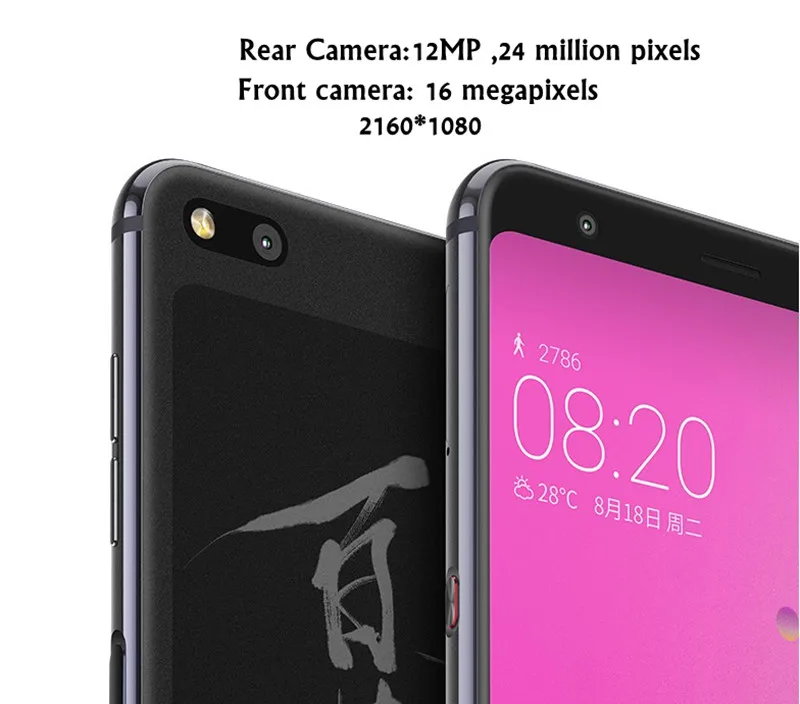 Hisense A6 мобильный телефон Snapdragon 660 Android 8,0 6,0" AMOLED+ 5,61" чернила двойной экран 6 Гб ram 128 ГБ rom отпечаток пальца