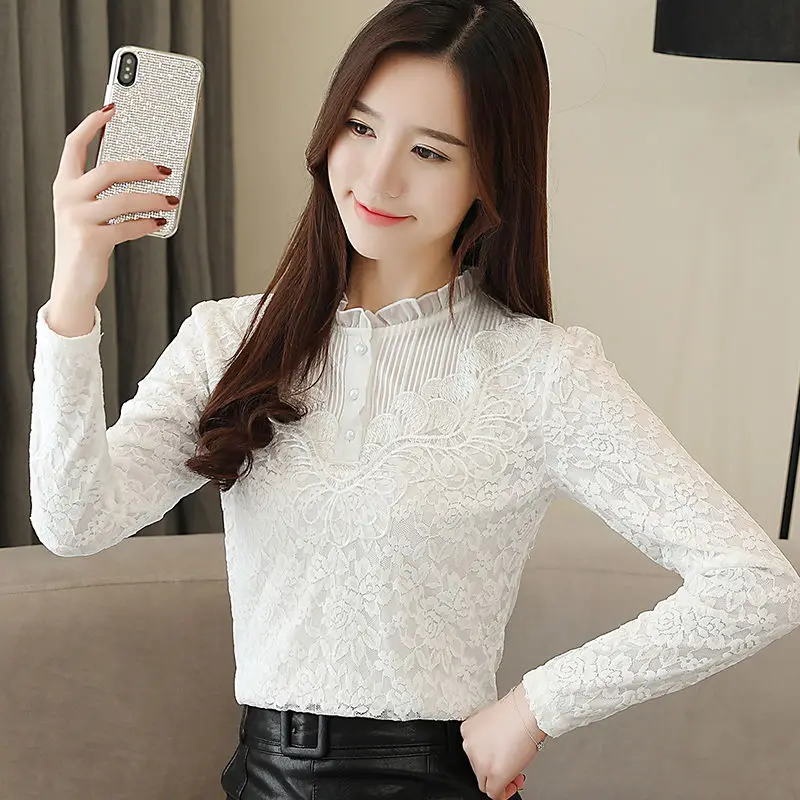 Женская флисовая блузка с длинным рукавом и высоким воротником размеры до 5XL |