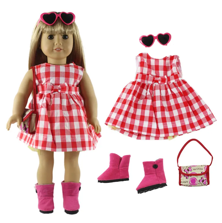 1 комплект красивой повседневной одежды кукольная одежда для 18 дюймовой