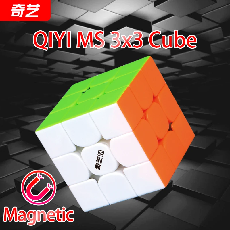 QiYi MoFangGe Qiyi MS Series 3x3x3 Магнитный магический куб профессиональный Кубик Рубика