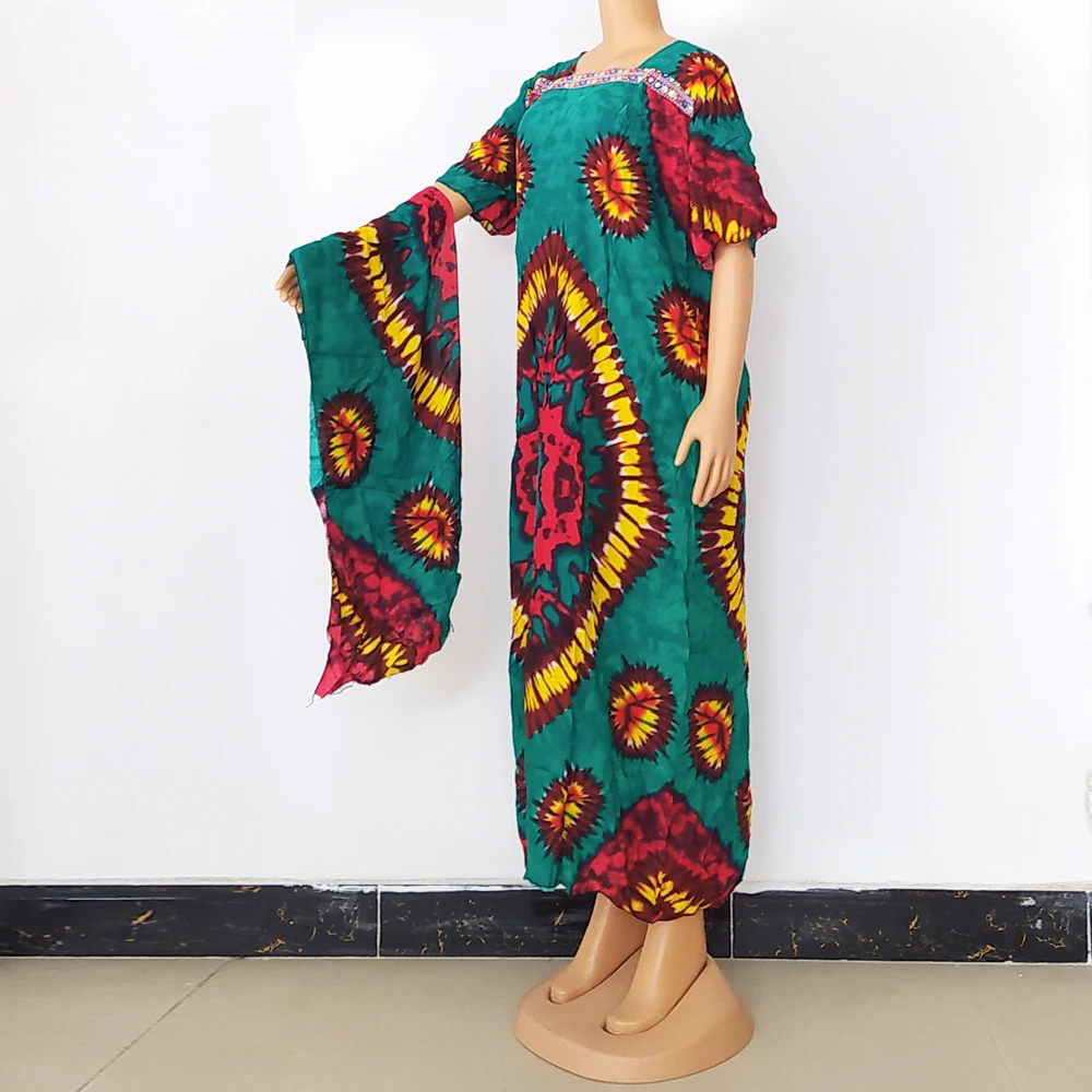 

Винтажные традиционное Дашики с принтом африканские платья для женщин Boubou Robe Sequins Femme Long Maxi Dress