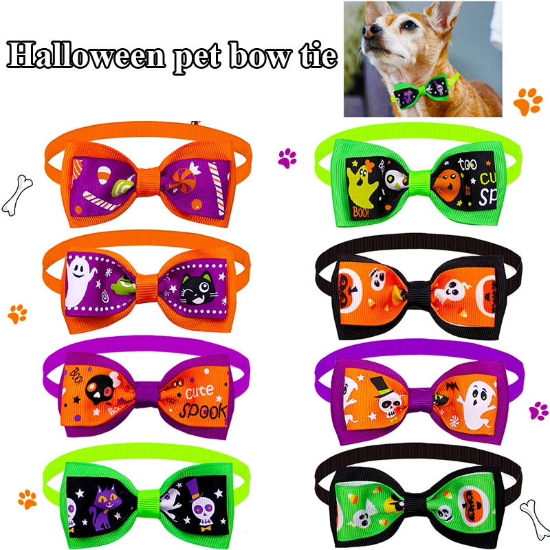 

Pet Dog Cat Necklace Adjustable Strap For Cat Collar Pet Dog Bow Tie Puppy Bow Ties Multi Color Pet Supplies Dogs Accessories