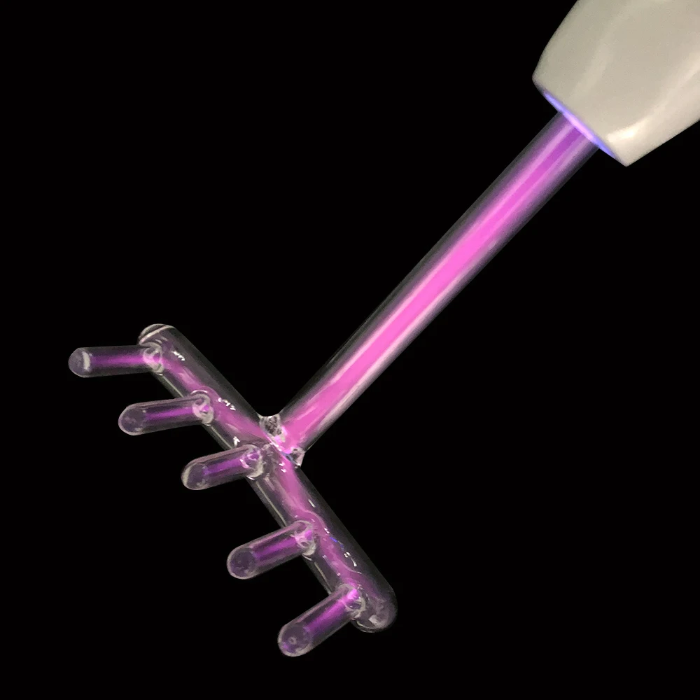 Встраиваемая стеклянная трубка грабли для высокочастотного устройства ухода за