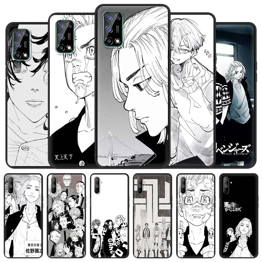 

Comics Tokyo Revengers Phone Case for Realme 8 7 6 5 Pro 7i C25 C21 C15 C11 C3 Coque for XT X7 X50Pro V15 5G GT Neo Cover Shell