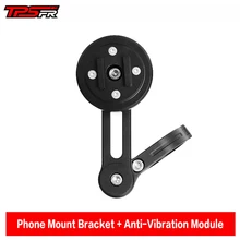 Moto Bicycle Phone Mount with Anti-Vibration Module Clip-on Aluminum Smartphon Holder for MTB Mountain bike Motorcycle Cellphone