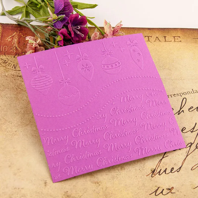 Рождественские украшения пластиковые папки для тиснения поделок скрапбукинга