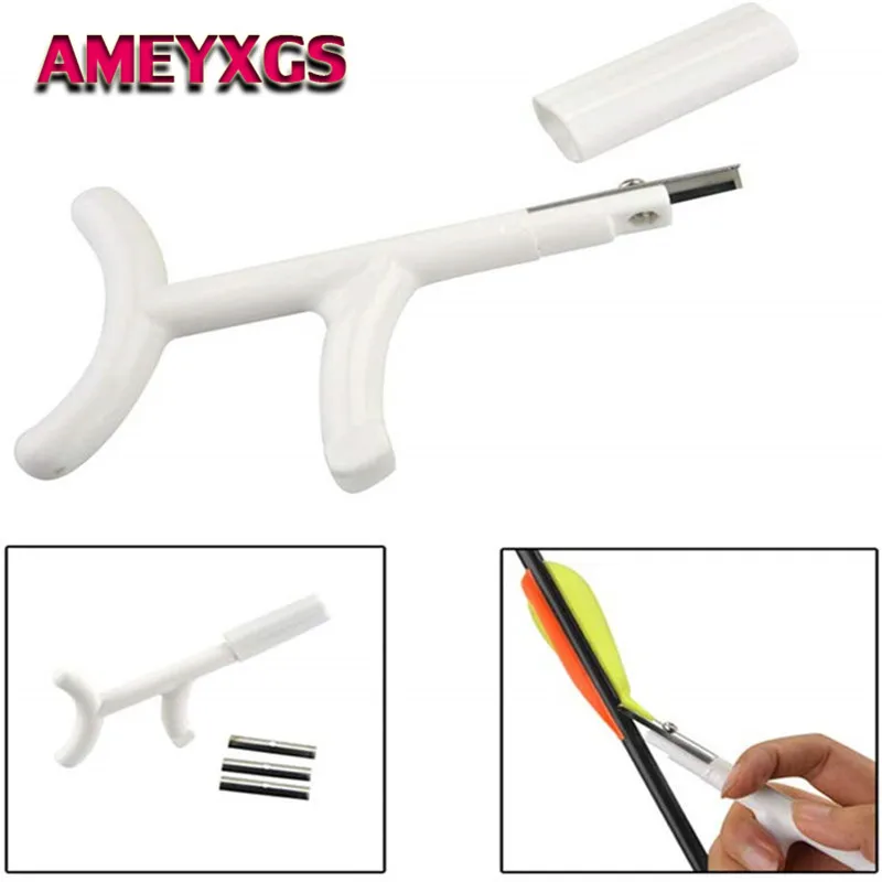 1 шт. скребок для стрельбы из лука стрел зачистки лопатки удаления лопатка перьев