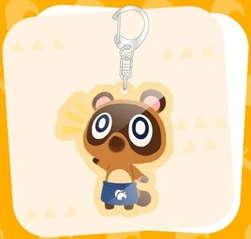 

2020 New Animal Friends Association Key Chains Anime Animal Crossing Keychain Double-sided Acrylic Pendant Key Rings Gifts