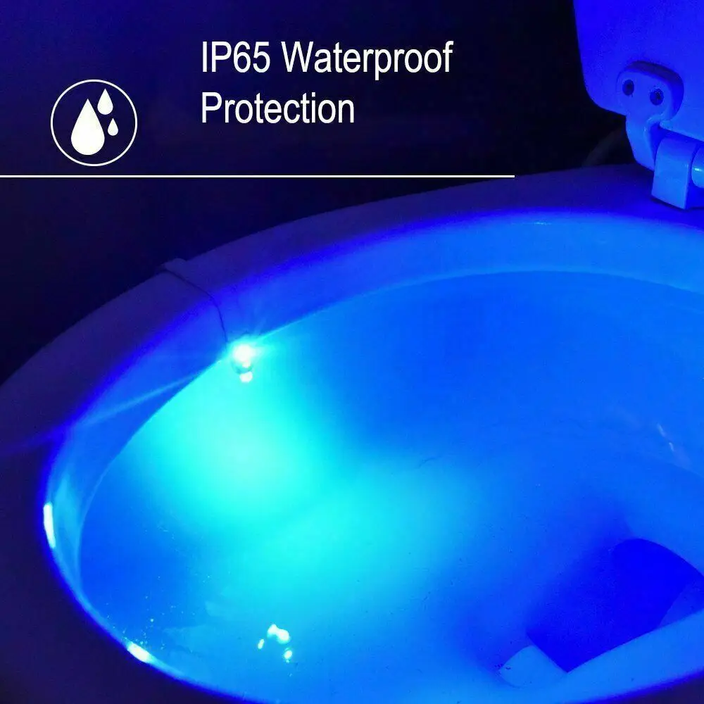 Светодиодный унитаз светильник 8 режим обнаружения тела автоматический