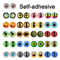 julie wang 10 100pcs in pair self adhesive mix glass animal dragon eye cabochons doll wiggle googly puppet plush toy accessory