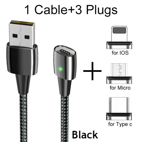 Магнитный кабель для передачи данных Suntaiho 3A Тип c, зарядное устройство Micro USB для Samsung tipo c Huawei P60 для iPhone 14 pro, быстрая зарядка