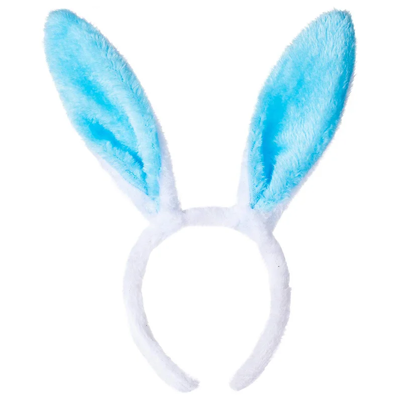 

Easter Adult Children Cute Rabbit Ear Headband Prop Plush Hairband Dress Costume Bunny Ear Hairband Party Decorations for Home