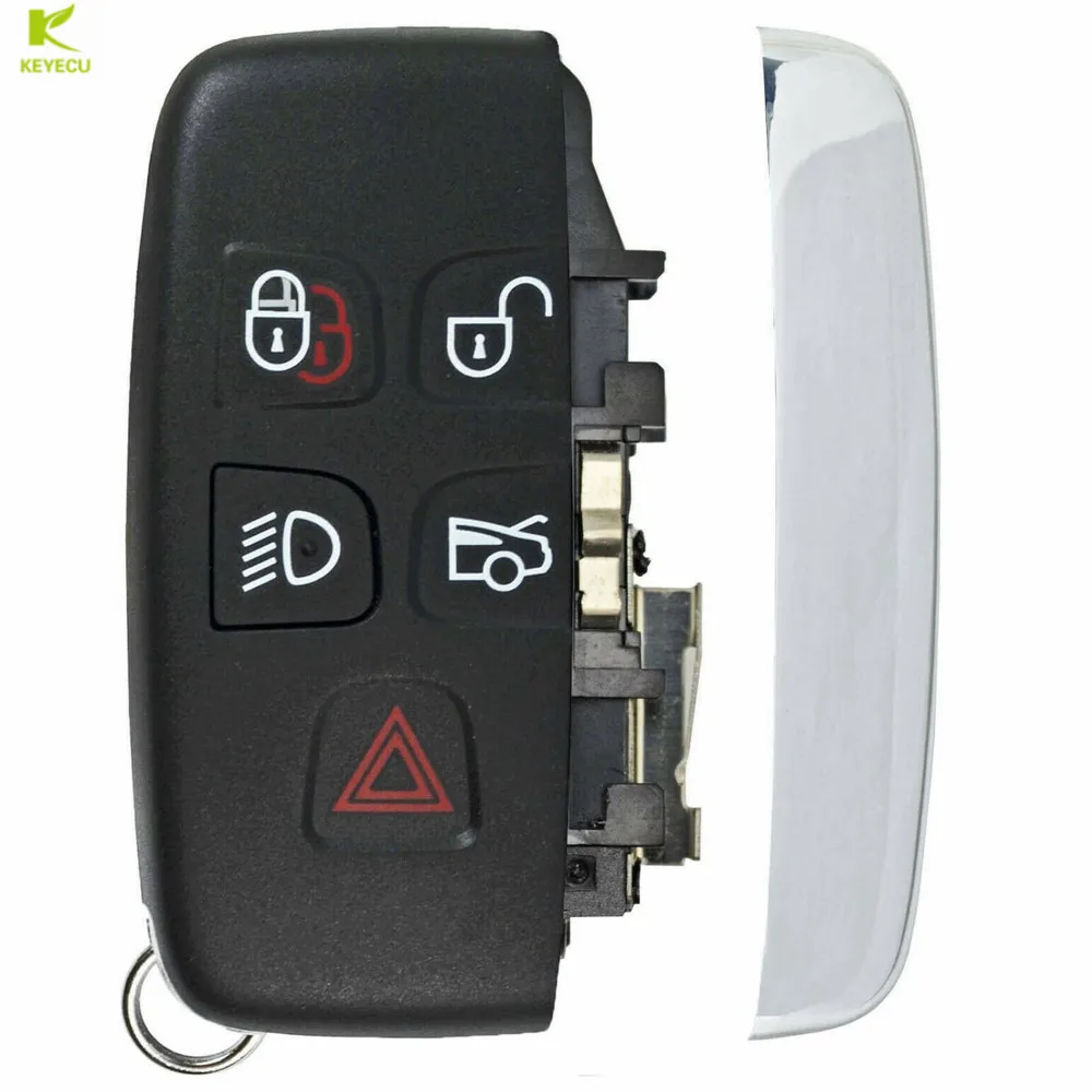 Смарт-чехол KEYECU для дистанционного ключа чехол с 5 кнопками Land Rover Discovery 4 Sport Evoque