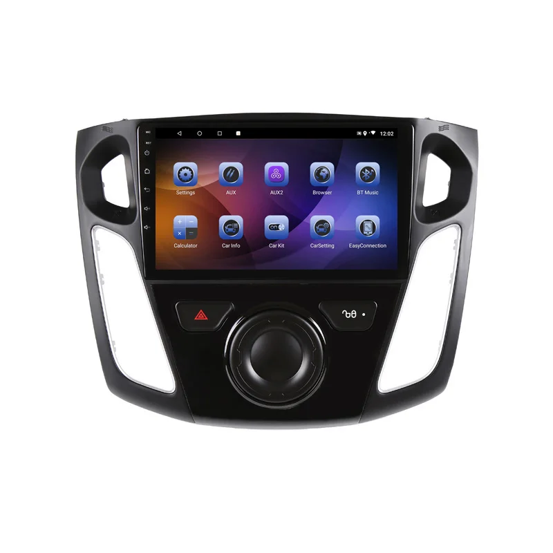 9" 4G RAM 8 cores Android Car DVD GPS Navigation For Ford Focus 2012 2013 2014 2015 audio stereo car radio headunit bluetooth |