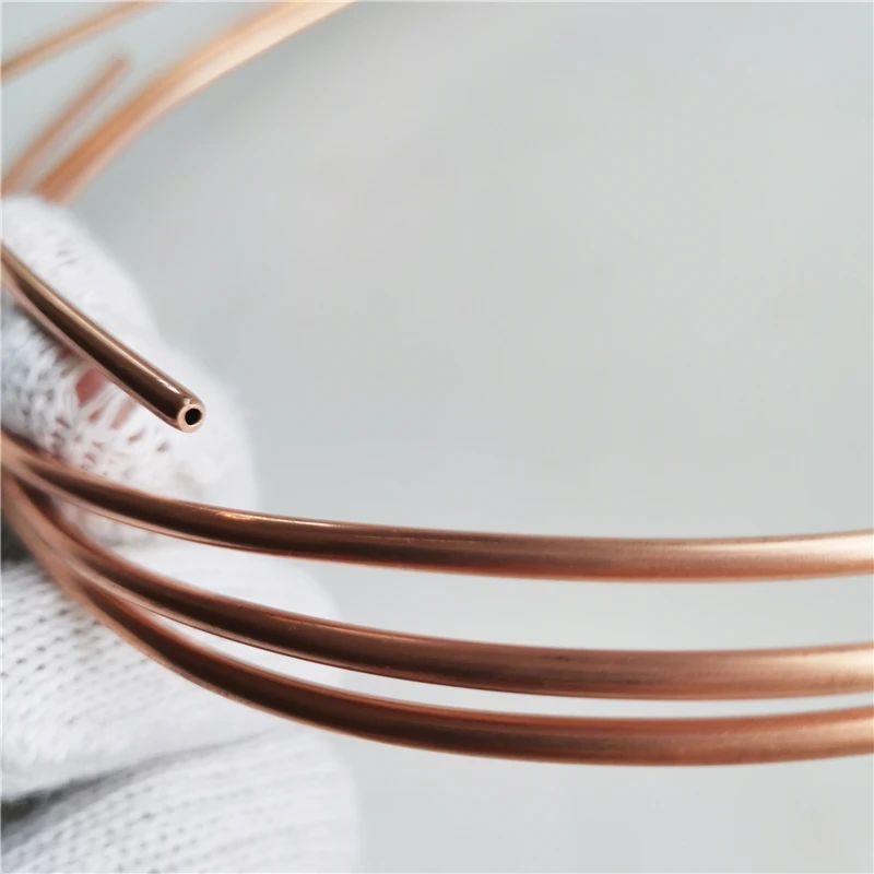 Труба из мягкой меди 3 м трубка с внешним диаметром 4 мм х внутренним для