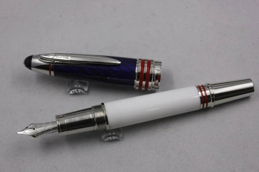 

Limited JFK Ballpoint Pen Luxury Carbon Fiber Roller Ball Fountain Pens Office School Supplies Gift