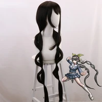 anime danganronpa v3 chabashira tenko long braids wig cosplay costume dangan ronpa heat resistant synthetic hair women wigs