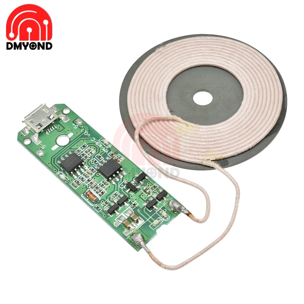 Модуль беспроводного зарядного устройства передатчик Базовая плата PCBA + катушка