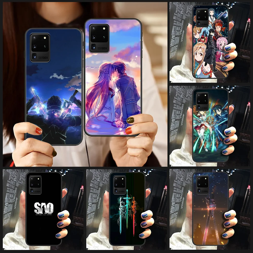 Чехол для телефона с изображением из аниме Мастера онлайн чехол Samsung Galaxy S 6 7 8 9 10 e