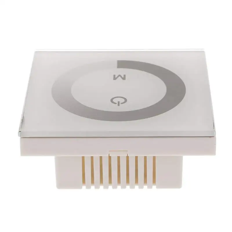 

Press wall-mounted LED RGB strip controller to control 12V-24V switch dimmer