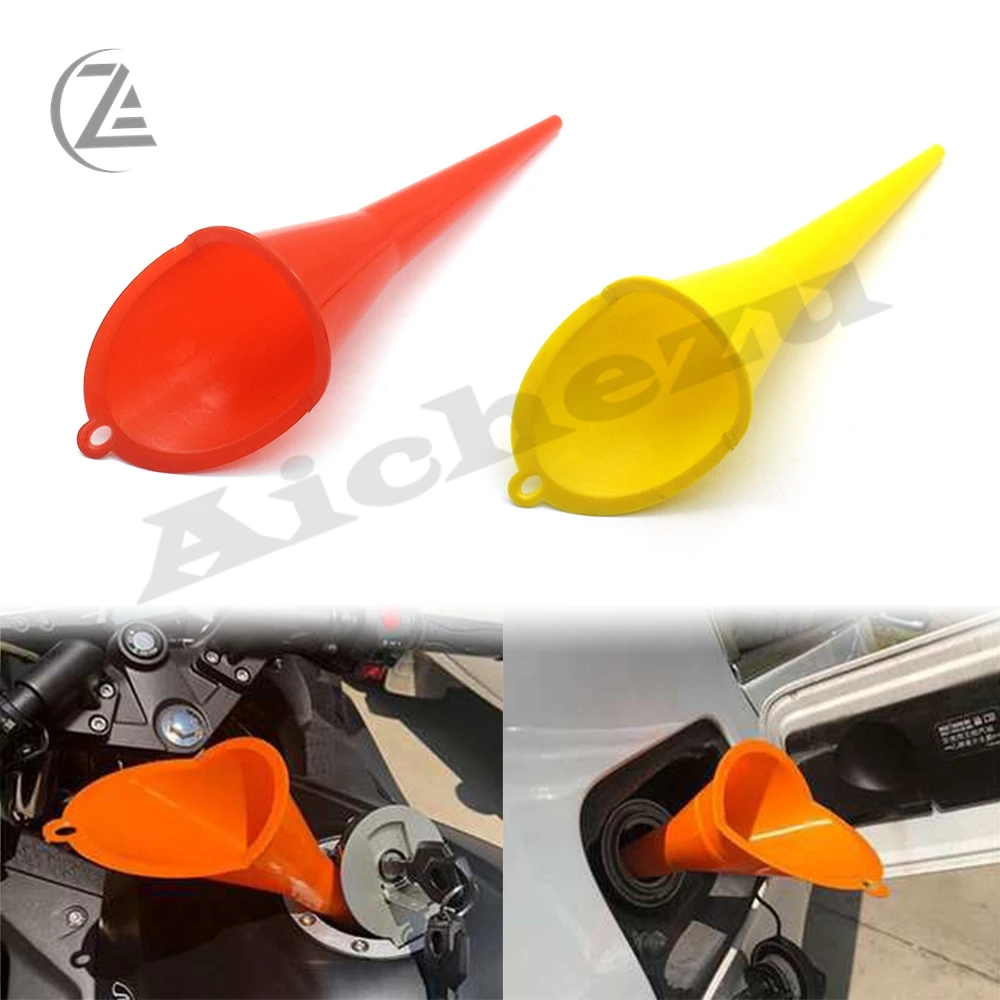 Мотоцикл пластиковая воронка с длинным отверстием машина для двигателя