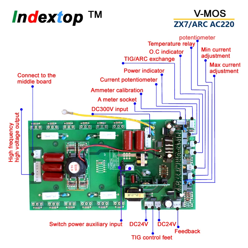 Сварочный аппарат MMA печатная плата ARC ZX7 200 250 общие аксессуары для печатной платы