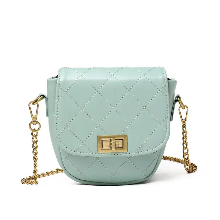 

Net red diamond chain bag autumn and winter new fashion embroidery saddle bag women's shoulder messenger bag