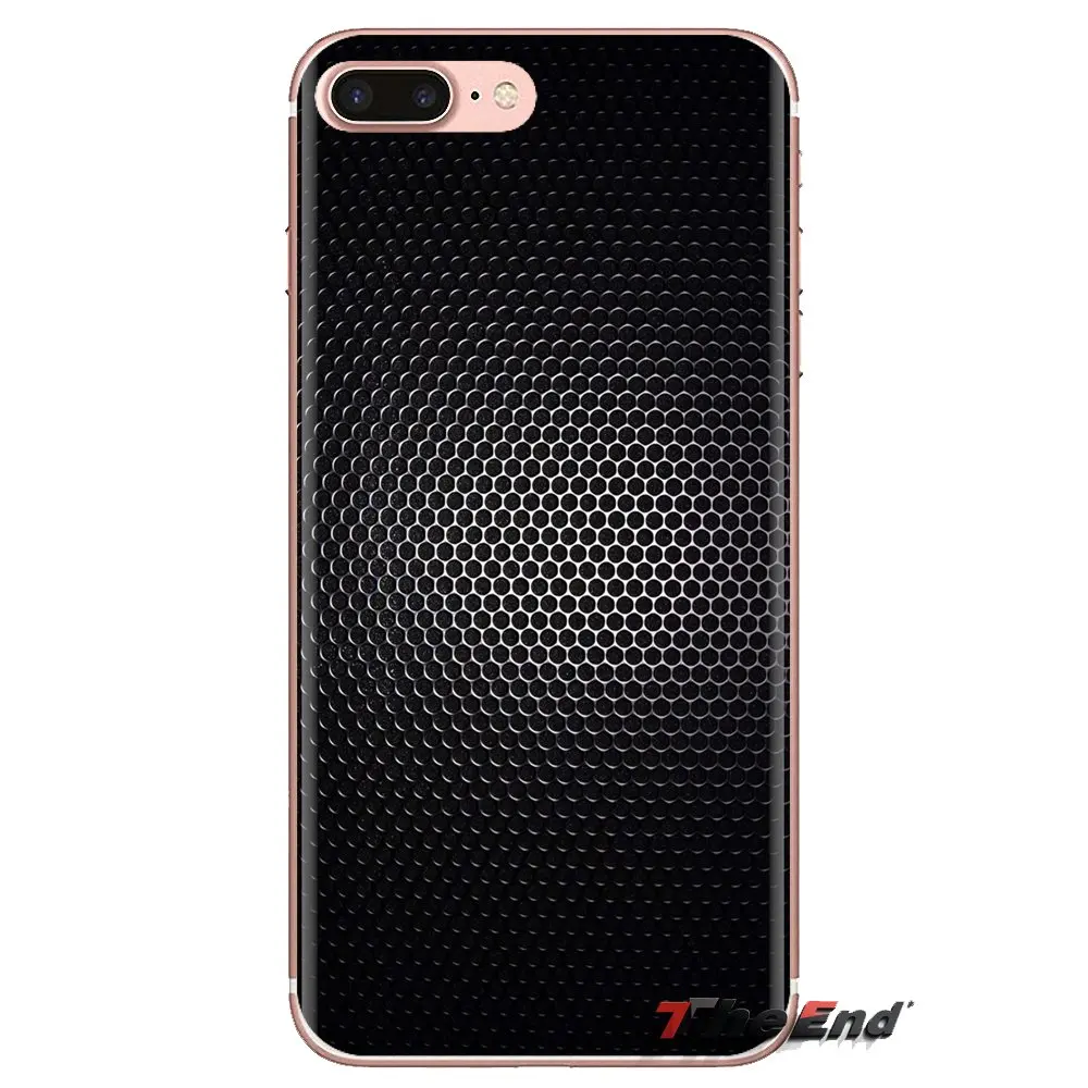 For Sony Xperia Z Z1 Z2 Z3 Z5 compact M2 M4 M5 E3 T3 XA Aqua LG G4 G5 G3 G2 Mini black white lattice Hexagon Silicone Phone Case |