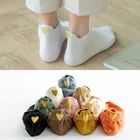 4 парыкомпл. модные милые кавайные Хлопковые женские носки повседневные красочные носки для девочек с вышивкой