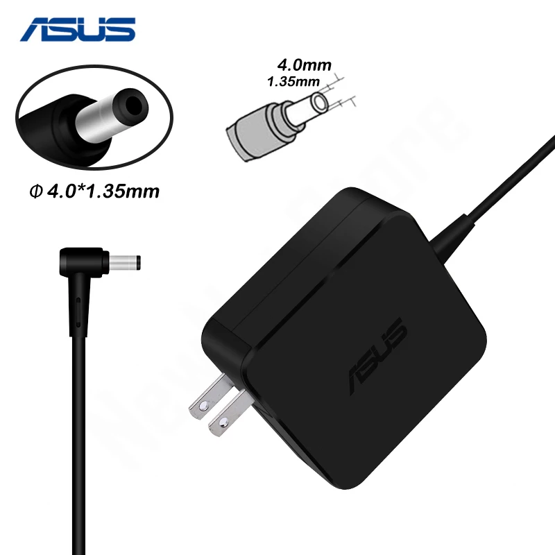 

Зарядное устройство для ноутбуков Asus, 19 в, 4,0 А, 45 Вт, 1,35 * мм