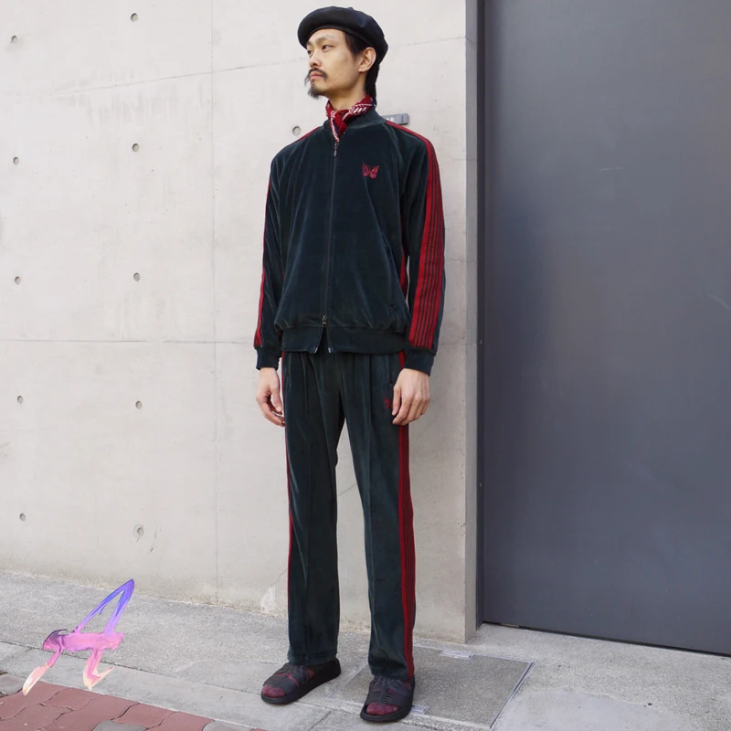 

Спортивные штаны с вышивкой бабочки, повседневные Джоггеры в полоску, брюки в стиле Харадзюку