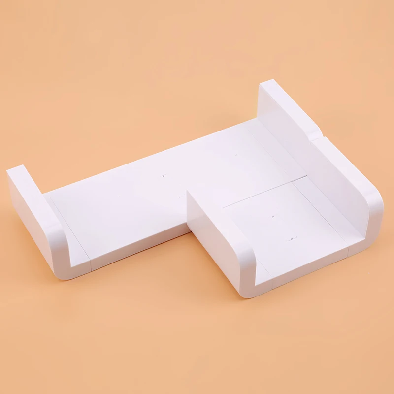 Waterproof Bathroom Shelf Kitchen Plastic Wall-Mounted Storage Rack Vanity Mirror Front | Дом и сад