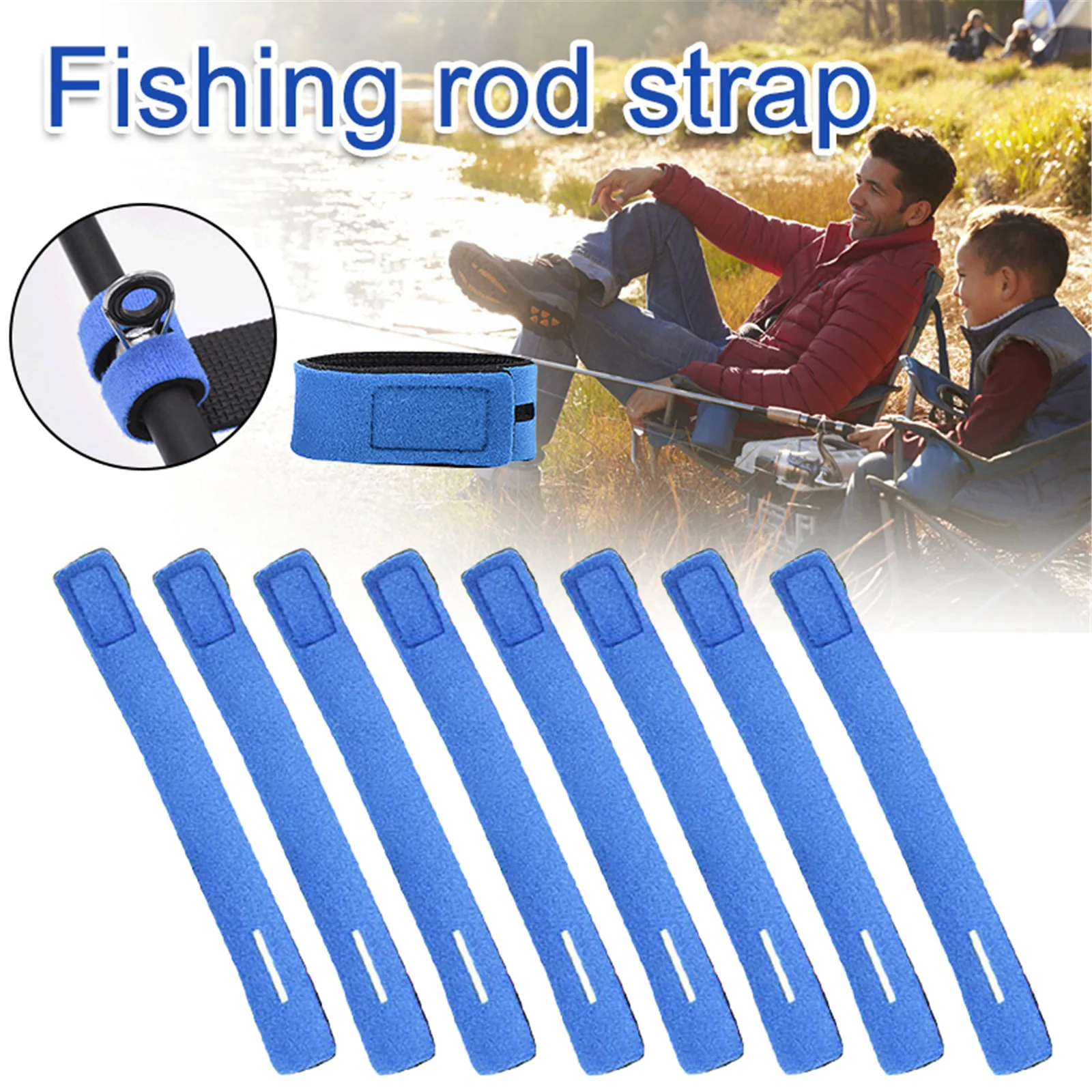 Ремень для удочки многоразовый 8 шт. | Спорт и развлечения