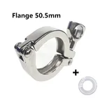 Зажимы из нержавеющей стали, 1,5 дюйма, 50,5 мм, для наконечника