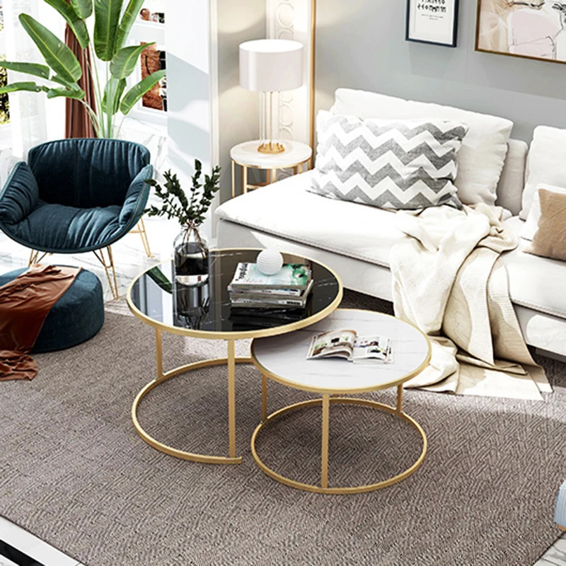 2 в 1 деревянный журнальный столик диван для гостиной круглый комбинированная