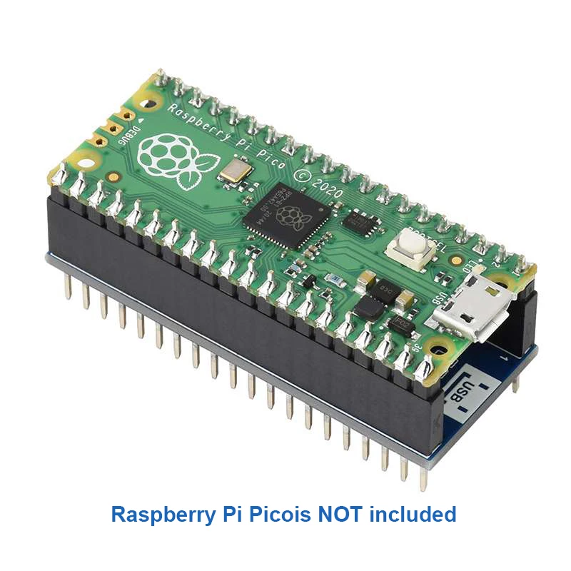 Модуль датчиков окружающей среды Waveshare для Raspberry Pi Pico шина I2C сбор данных о