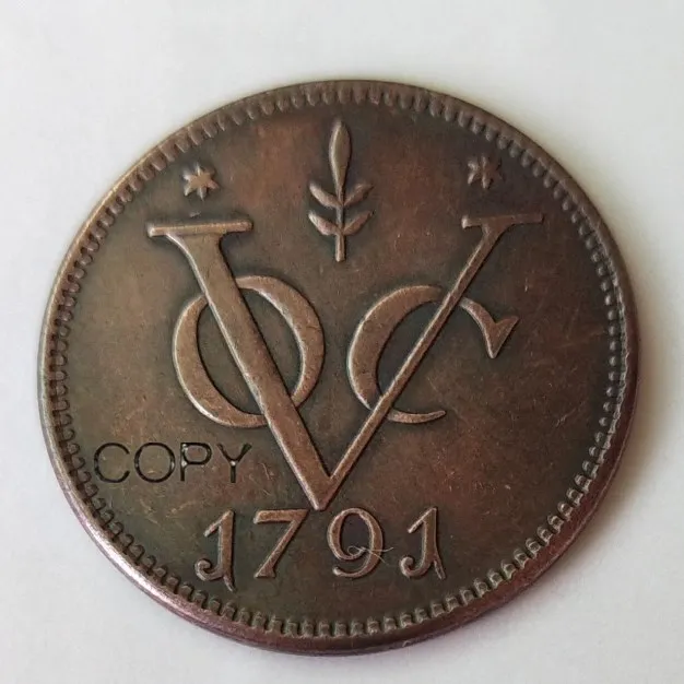 Индонезия 1791 Медь имитация монеты | Дом и сад