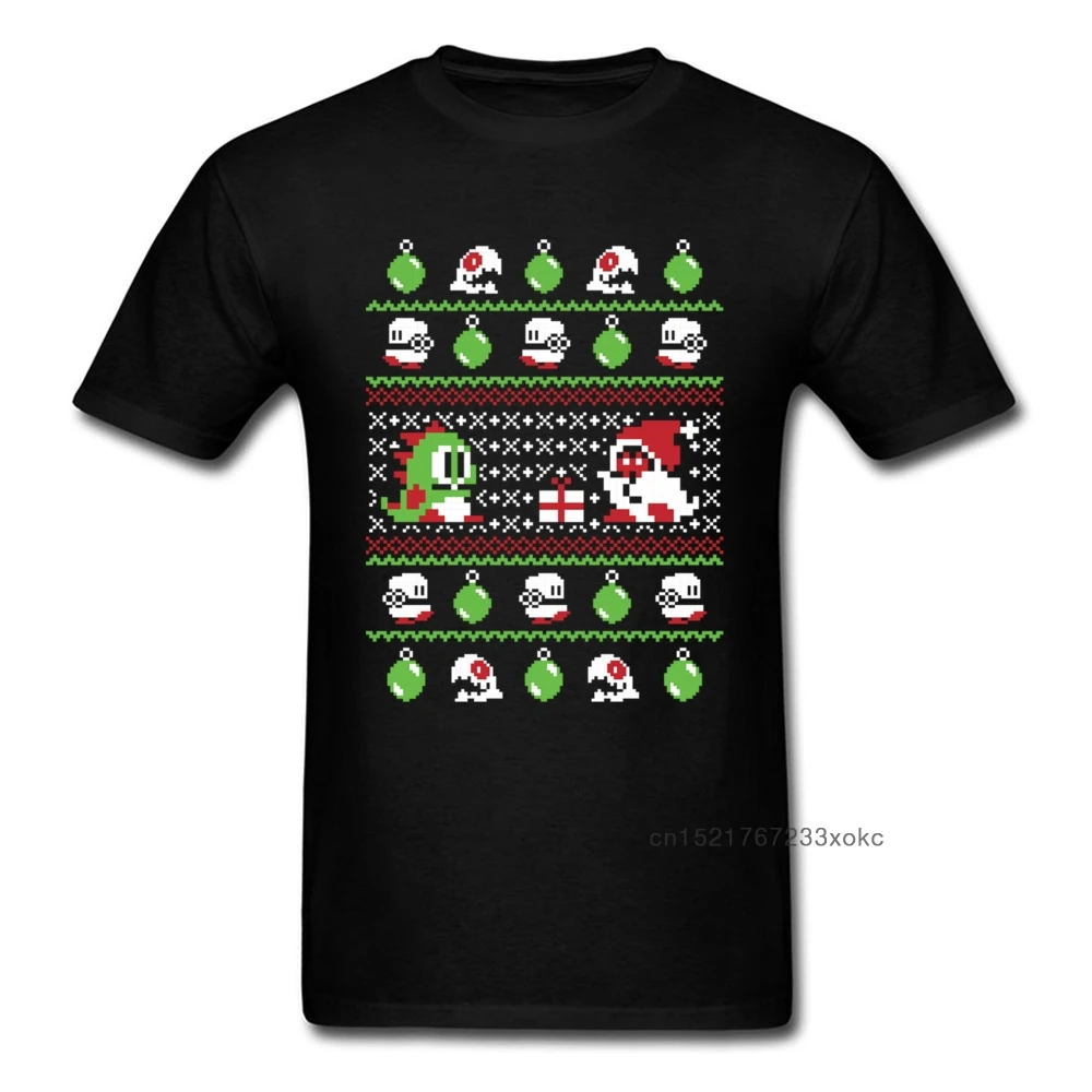 Футболка с пузырьками Мужская Рождественская футболка хлопковая свитер