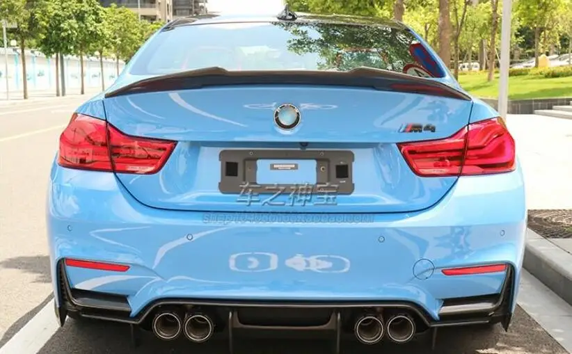 Углеродное волокно автомобиля задний багажник спойлер заднего крыла Подходит