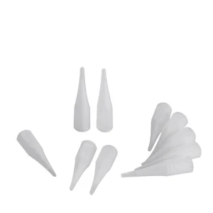 Наконечники для игл 1RT для татуажа бровей, 100 шт., пластиковые наконечники для перманентного макияжа, колпачки для татуировки подходят для игл 1R