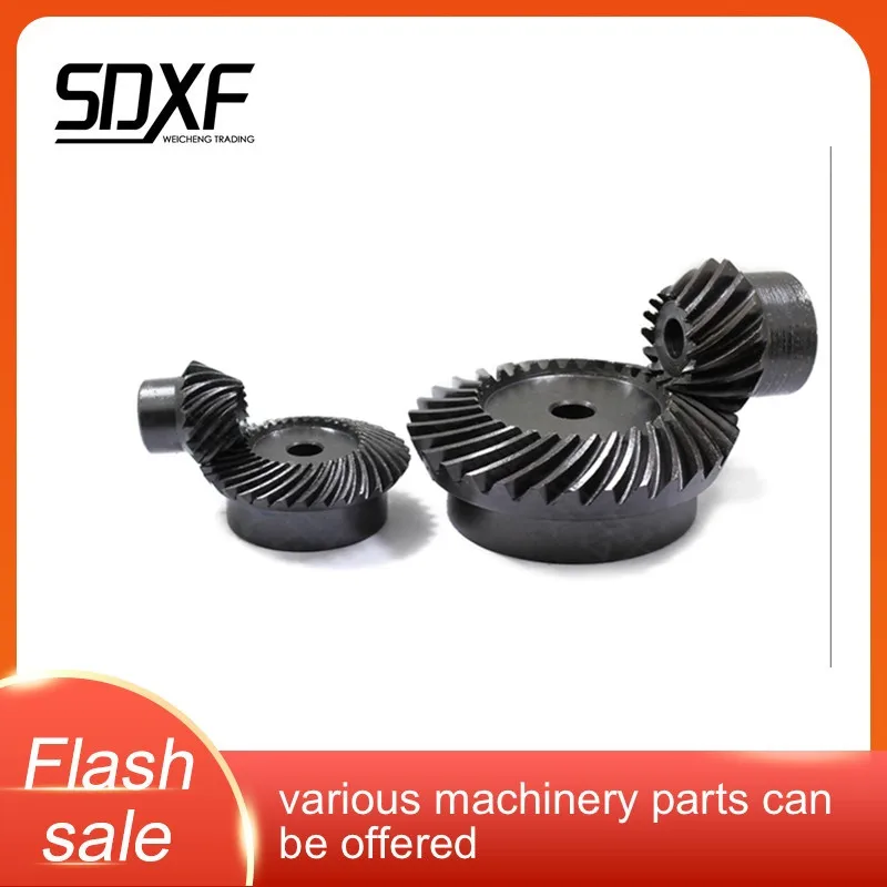 Две штуки спиральная коническая шестерня 2M15T + 30T Прецизионная необходимо