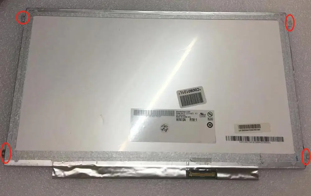 2 винтовых отверстия для ACER 3810T TM8371G 3820ZG B133XW01 V.2 V.3 LP133WH2 TLA4 левый и правый |