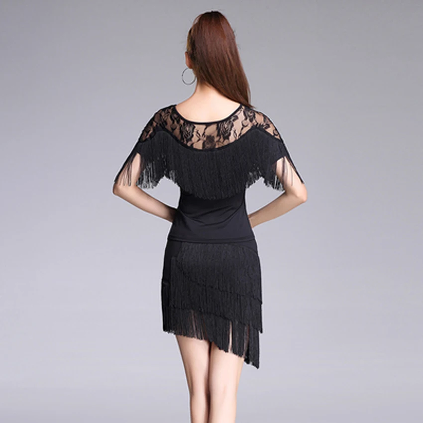 Винтажная блестящая Модная одежда с v-образным вырезом 1920-х блестками и бахромой