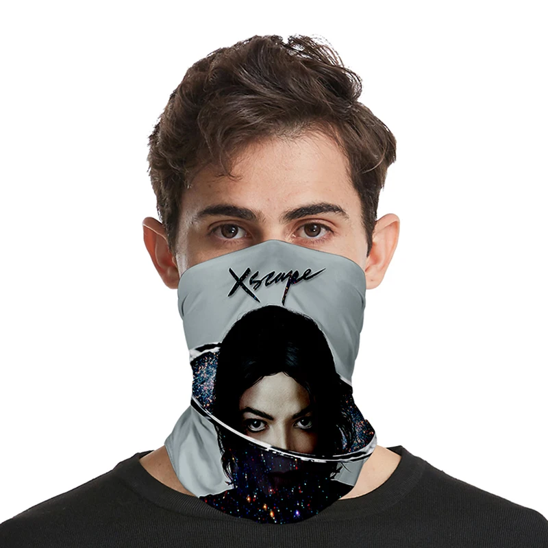 

Michael Joseph Jackson Cool New 3D Seamless Face Mask Motorbike Headwear Magic Scarf Outdoor Cycling Fishing Ski Hiking Bandanas