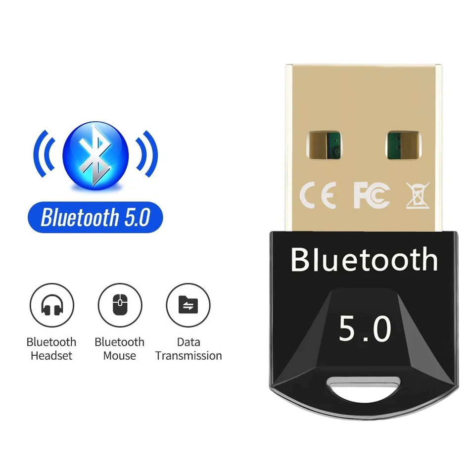 USB-адаптер Bluetooth 5 0 для ПК беспроводной мыши клавиатуры PS4 Aux аудио