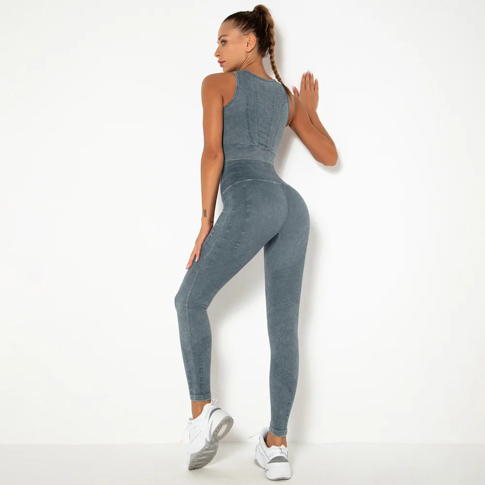 2 Piece Sport Suit High Waist Yoga Set Workout Clothes For Women Sports Set Sports Bra+Leggings Women Gym Set Women's Tracksuit