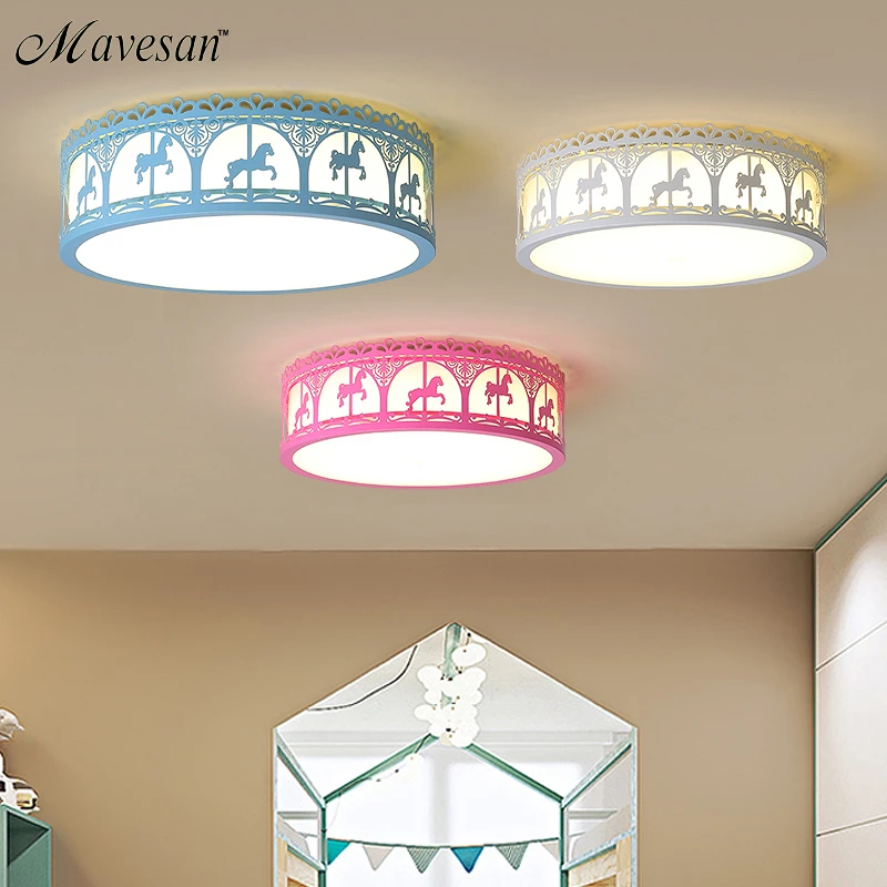 Новое поступление розовые/синие цветные потолочные светодиодные светильники в