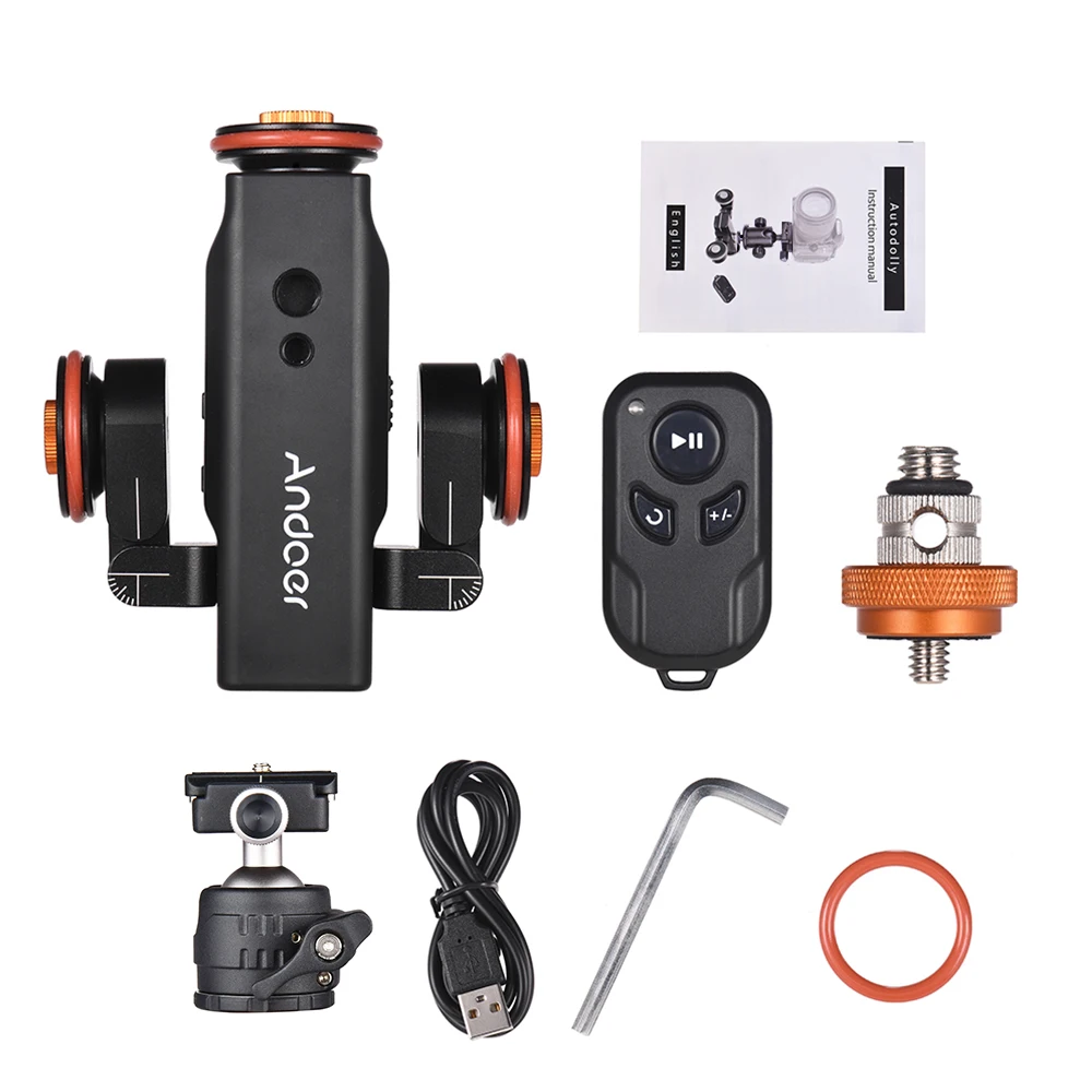 Andoer L4 Pro слайдер для камеры телефон видео Долли электрический трек слайдеры