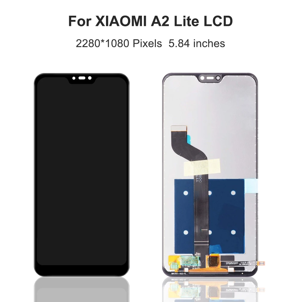 Сенсорный ЖК-дисплей 5 84 дюйма для Xiaomi Mi A2 Lite сменный сенсорный экран с рамкой Redmi 6